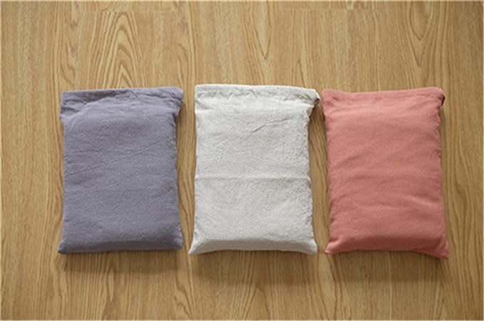Cotton Linen Japanese Apron Halter Cross Back Bandage X Shape Aprons Two Pockets