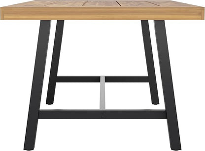 Flash Furniture Rafe Commercial Grade Acacia Wood Dining Table - Image 7