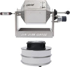 3.8L/3.45QT Coffee Roaster, Stainless Steel Coffee Bean Roaster with Cooler, 6 & 40 Mesh Sieves, Speed Controller, Thermometer, Drum Type Nuts Baker for Home and Commercial Use