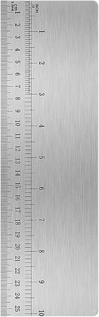 10inch Metal Cake Scraper，Stainless Steel Cake Edge Smoother for Buttercream, Cake Decorating Comb