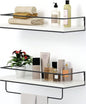 Shario White Floating Shelves by Shario