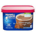 Maxwell House Vanilla Caramel Latte Mix, 8.7 oz + Suisse Mocha Decaf Instant Coffee, 4.4 oz, (Variety Pack)