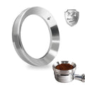 54mm Espresso Dosing Funnel, 304 Stainless Steel Coffee Dosing Ring, Portafilter Funnel with 6 Magnetic, Barista Tools Compatible with Breville 54mm Portafilter