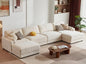 Vipbear 160" Oversized Modular Sectional Sofa, U Shaped Couch Set by VipbearLiving