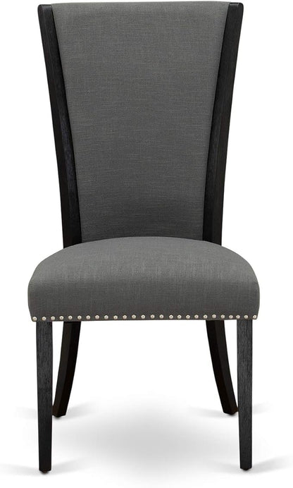 East West Furniture VEP6T50 Verona Parson Dining Chairs - Image 3