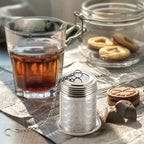 Tea Strainer Tea Infuser for Loose Tea, Tea Steeper 304 Stainless Steel Tea Mesh Strainer with Lid and Drip Tray, 2 Pack Tea Diffuser with Chain Hook, Tea Ball to Brewing Steeping Loose Leaf