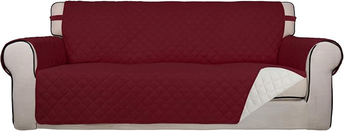 PureFit Reversible Quilted Sofa Cover Dog Couch Covers by PureFit