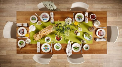 Villeroy & Boch Design Naif Pickle Dish, 7.75 in, Premium Porcelain, White/Colorful