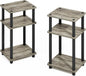 Furinno Turn-N-Tube Storage Shelves, Stackable Standing Shelf, Open Corner Shelf by Furinno-FitsYourSpaceFitsYourBudget