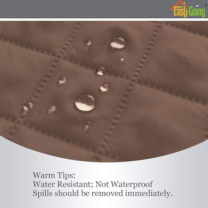 Easy-Going Reversible Couch Cover, Small Chair, Water Resistant Furniture Mat - Image 4
