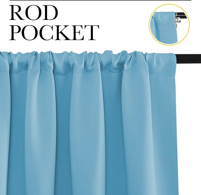 NICETOWN Blackout Curtains Window Draperies - Image 3