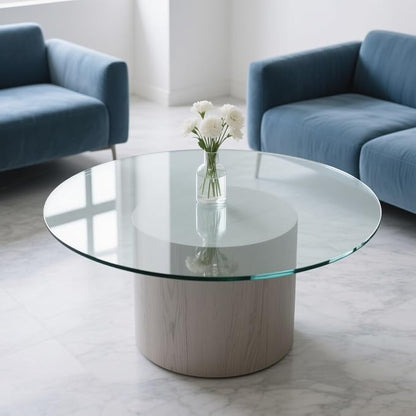 54" Round Tempered Glass Table Top - Image 7
