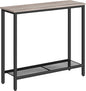 HOOBRO 29.5" Narrow Console Table, Small Entryway Table by HOOBRO