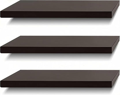 SAUMONIERES Floating Shelves Wall Shelf Solid Wood by Saumonieres