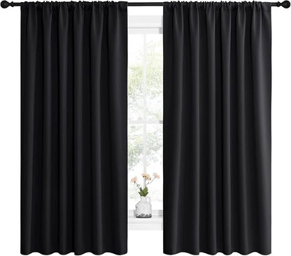 NICETOWN Halloween Black Blackout Curtain Blinds - Image 2
