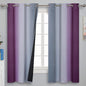 Purple and Grey Ombre Blackout Curtains by ESTELARTEXTILER
