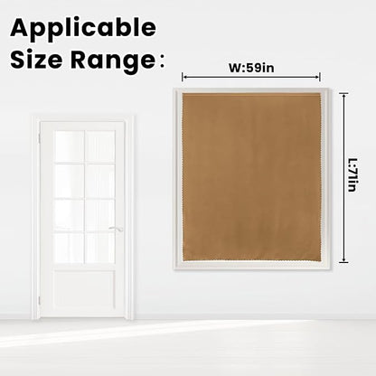Self Adhesive Curtains, Stick Curtain Blackout Shades Window Cover Curtains - Image 7
