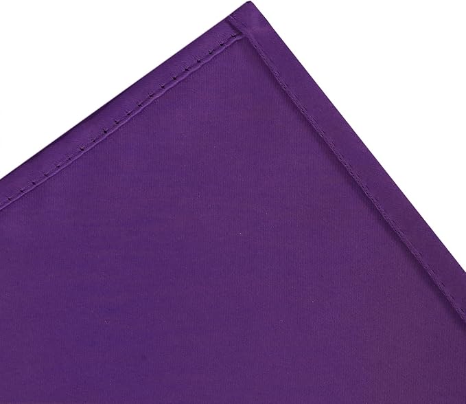 Blackout Curtains 66 x 72 Inch Long Purple Curtains Set of 2 Panels Room - Image 7