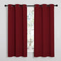 NICETOWN Burgundy Red Blackout Curtains 48 inches Length by NICETOWN