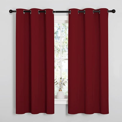 NICETOWN Holiday Christmas Decor Thermal Insulated Solid Grommet Blackout - Image 2