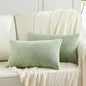 Fancy Homi 2 Packs Sage Green Long Lumbar Decorative Throw Pillow Covers 12x24 by Fancy+Homi