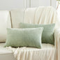 Fancy Homi 2 Packs Sage Green Lumbar Decorative Throw Pillow Covers 14x24 Inch by Fancy+Homi