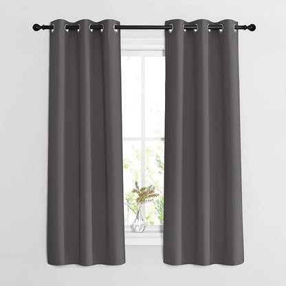 NICETOWN Blackout Window Curtains 63 inch Length 2 Panels by NICETOWN