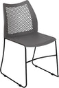Flash Furniture HERCULES Series 661 lb. Capacity Gray Stack Chair by FlashFurniture