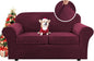 H.VERSAILTEX Real Velvet Plush 3 Piece Stretch Sofa Covers Couch Covers by HVERSAILTEX