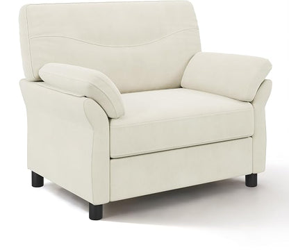 44.5" Oversized Accent Chair, Comfy Chenille Fabric Living Room Chairs - Image 8