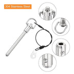 UXCELL 1 Pcs Quick Release Pin, 5/16" x 3" (Dia. x L), Silver, 304 Stainless Steel
