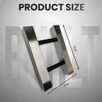 Rattleware Stainless Steel Knock Chute (15” x 11”) - Ideal for Slim Jim Garbage Can - Double-Sided, Heavy Duty Espresso Grounds Knock Box - Barista Essential for High-Volume Settings
