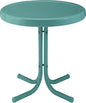 Crosley Furniture Griffith Weather Resistant Retro Metal Outdoor Side Table by CrosleyFurniture