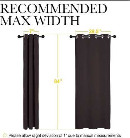 NICETOWN Thermal Curtains 84" Long, Energy Smart Thermal Insulated Solid - Image 7