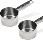 Chef Craft Select Coffee Measurer, 4 inch 2 tbsp, Stainless Steel (Pack of 2)