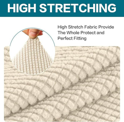 Turquoize Stretch Sofa Slipcover 2 Pieces Sofa Cover Couch Cover - Image 4