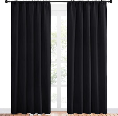 NICETOWN Black Out Window Curtains - Image 2