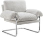 Modway Ansel Boucle Accent Chair in Newsprint by Modway