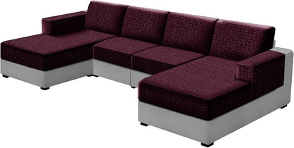 UNBBRRL 10 Pieces Stretch Sofa Cushion Covers by UNBBRRL