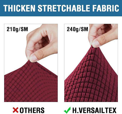 H.VERSAILTEX 3 Piece Stretch Sofa Covers - Image 3