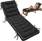 72x21 Inch Folding Chaise Lounge Cushion Quick Dry by AMCATON