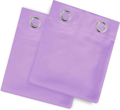 Blackout Curtains 52 x 120 Inch Long Lavender Curtains Set of 2 Panels Room - Image 9