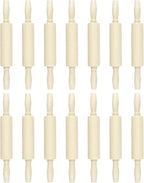 14 Pack Wood Small Rolling Pin for Kids, 7.9 Inch Kids Rolling Pin for Home Kitchen (14)