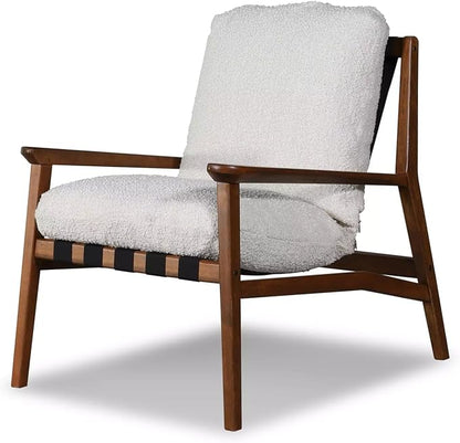 Grain Wood Furniture Solid Wood Mid Century Lounge Chair - Image 5