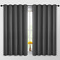 Yakamok Room Darkening Curtains 62x63 inch Length Charcoal Grey-Living Room | 2 by Yakamok