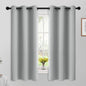 Yakamok Room Darkening Curtains 42x63 inch Length Light Grey-Living Room | 2 by Yakamok