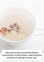Korean Food, KKOKDAM Original Cherry Blossom Flower Tea, Decaf Floral Blend, Fully Natural Flowers, No Caffeine, Sugar Free, Zero Calories, Made in Korea, 10g