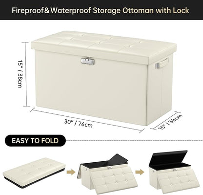 DocSafe Storage Ottoman Bench - Image 3