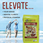 ECOTEAS Organic Yerba Mate Loose Leaf Tea – Unsmoked Detox Herbal Tea for Natural Energy – Coffee Alternative - Kosher, Non-GMO, Gluten-Free - Traditional Cut, 1 lb (Pack of 3)