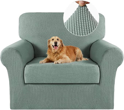 Turquoize 2 Piece Chair Covers Chair Slipcovers by Turquoize